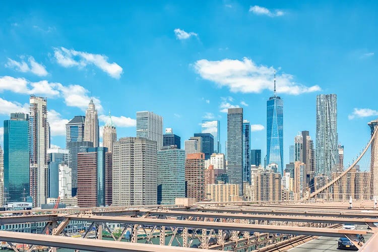 From The Brooklyn Bridge by Manjik Pictures wall art