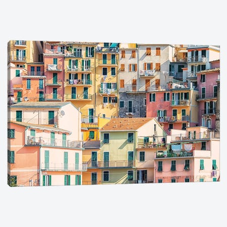 Italian Village Canvas Print #EMN163} by Manjik Pictures Canvas Print