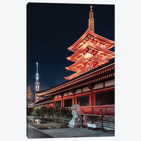 Architecture In Tokyo Canvas Print #EMN1640} by Manjik Pictures Canvas Art