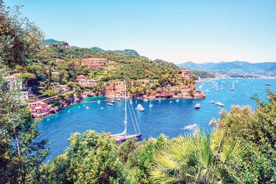 Portofino Coastline by Manjik Pictures acrylic art print