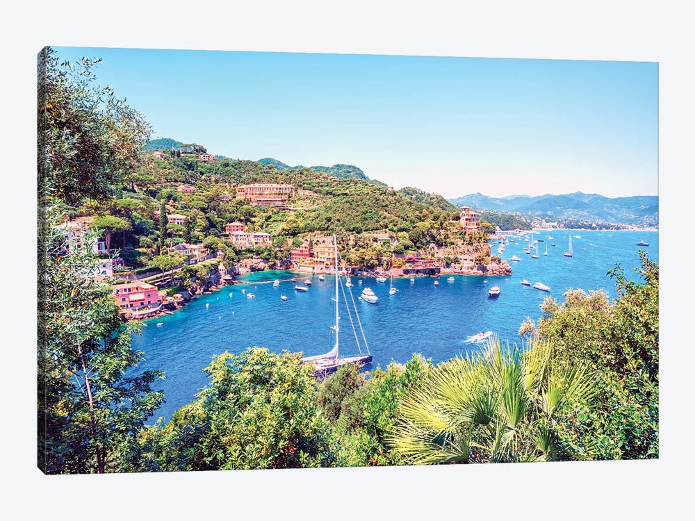 Portofino Coastline by Manjik Pictures 1-piece Art Print