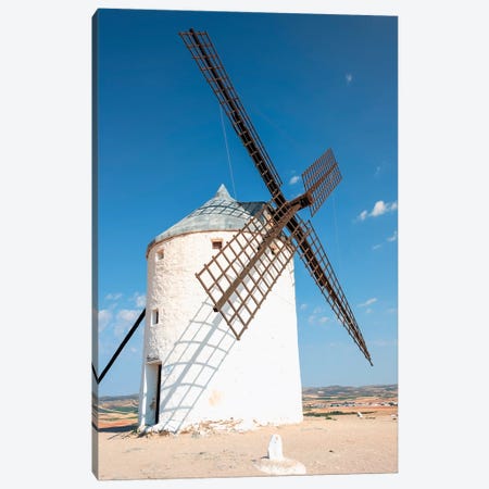 Windmill In Spain Canvas Print #EMN1656} by Manjik Pictures Canvas Artwork