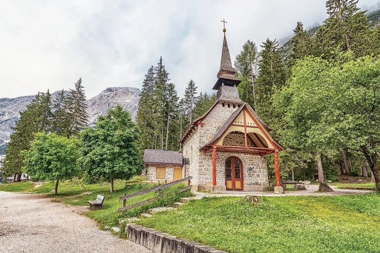 Chapel In The Dolomites