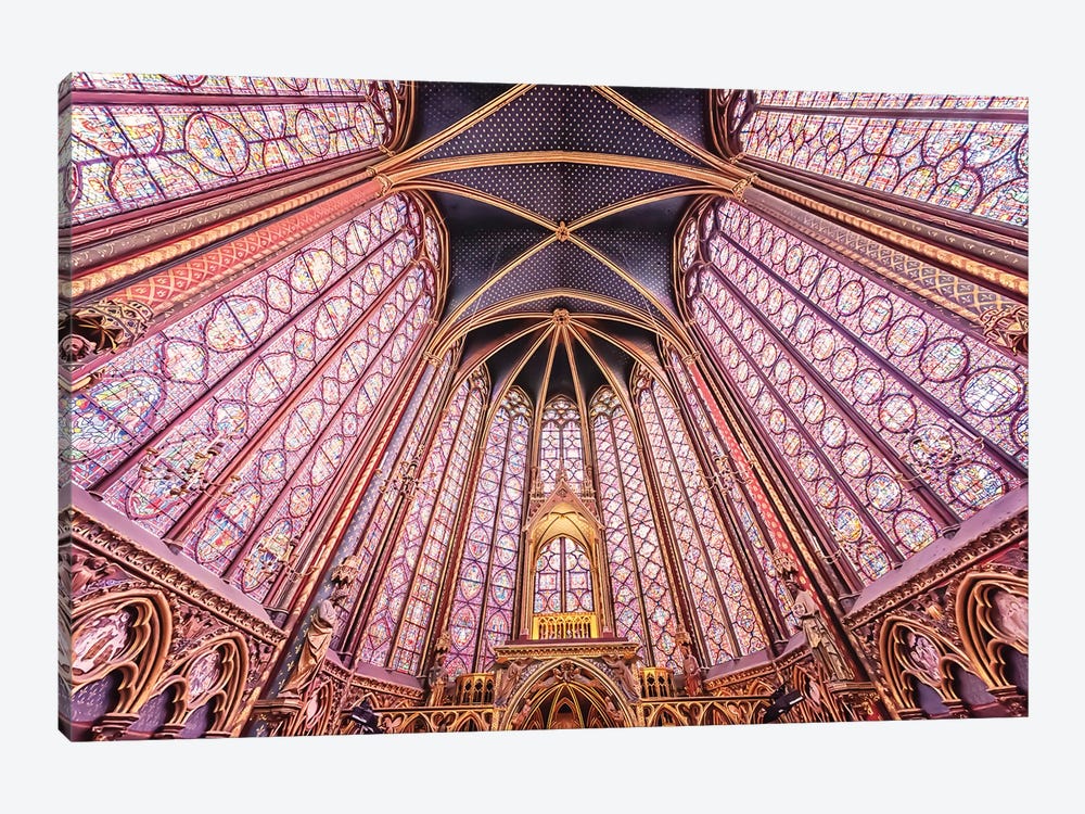 Sainte Chapelle by Manjik Pictures 1-piece Canvas Artwork