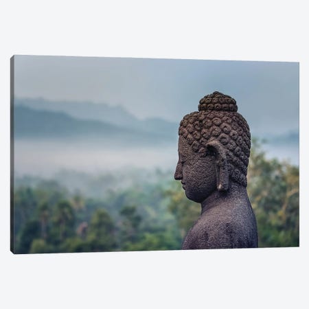 The Lost Statue Canvas Print #EMN1665} by Manjik Pictures Art Print