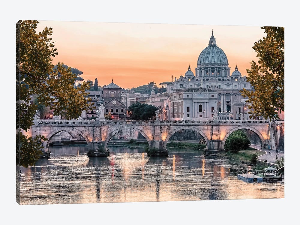 Rome At Fall by Manjik Pictures 1-piece Canvas Art