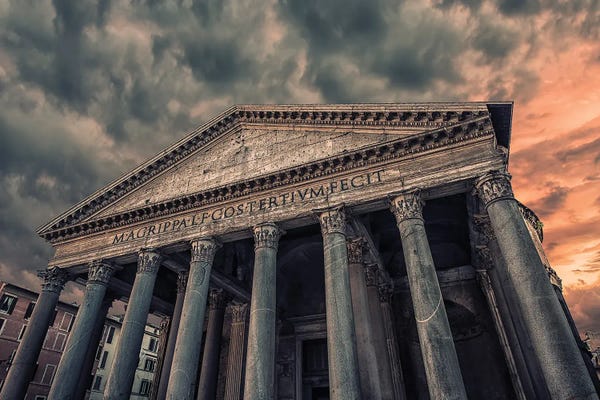 Rome: The Pantheon In Rome by Manjik Pictures