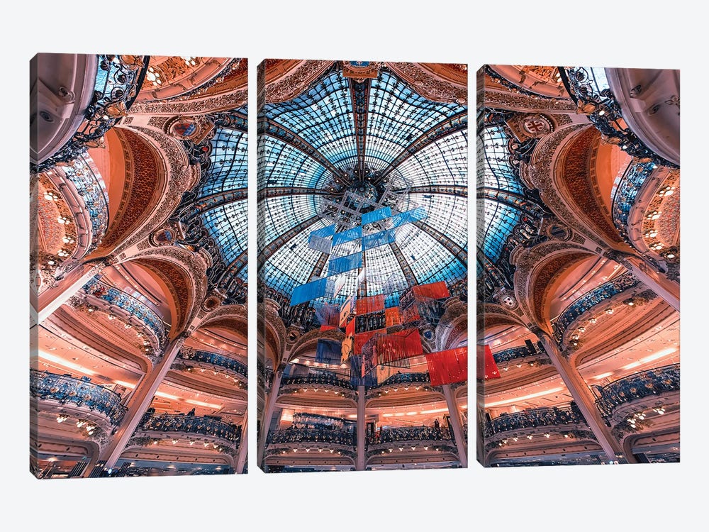 Galeries Lafayette by Manjik Pictures 3-piece Canvas Print