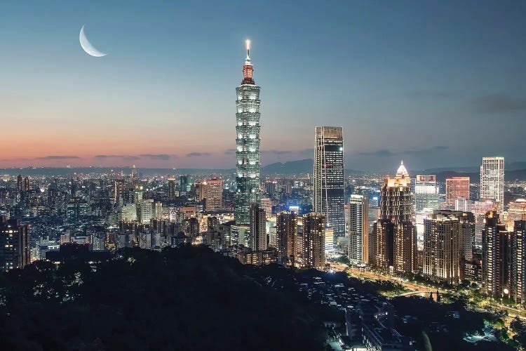 Taipei Under The Moonlight