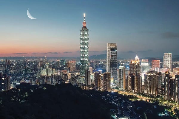 Taipei: Taipei Under The Moonlight by Manjik Pictures