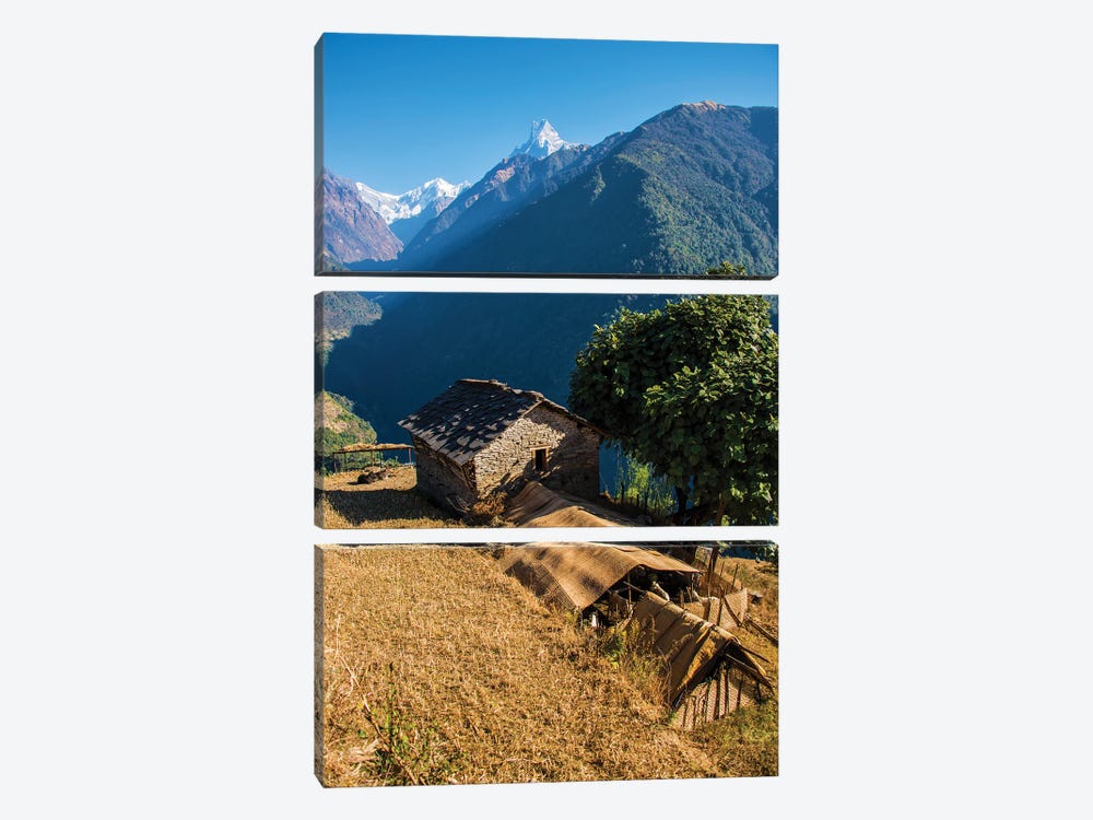 Himalayas Landscape by Manjik Pictures 3-piece Canvas Art Print