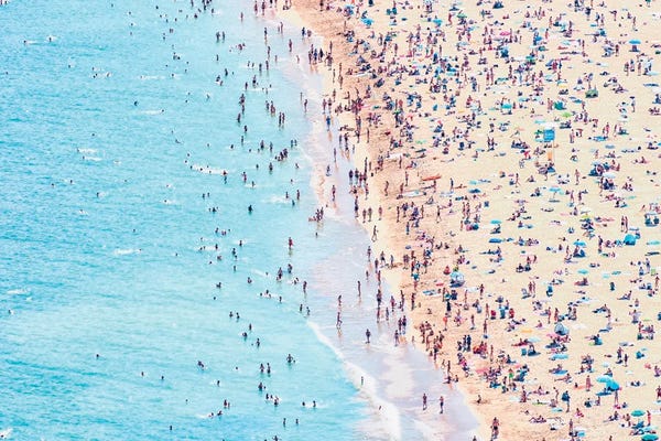 Aerial Beaches: Summer Beach by Manjik Pictures