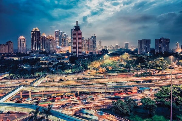 Java: Jakarta Traffic by Manjik Pictures