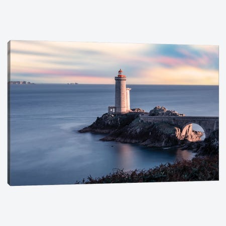 French Brittany Sunset Canvas Print #EMN1681} by Manjik Pictures Canvas Artwork