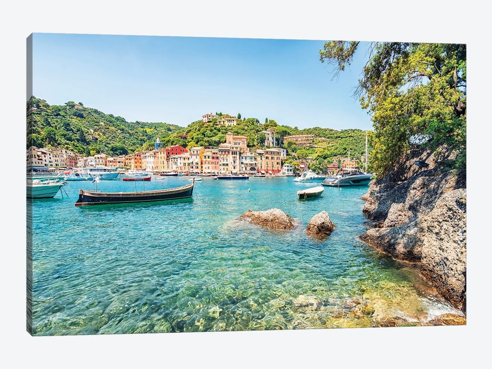 Portofino In Summer by Manjik Pictures 1-piece Canvas Print
