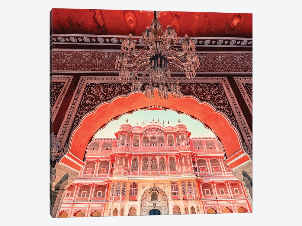 Palace In Rajasthan by Manjik Pictures 1-piece Canvas Art Print