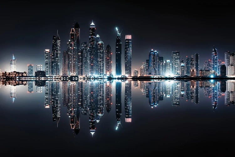 Dubai Marina Reflection