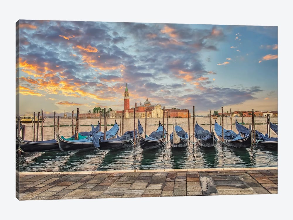 Sweet Light In Venice by Manjik Pictures 1-piece Canvas Print