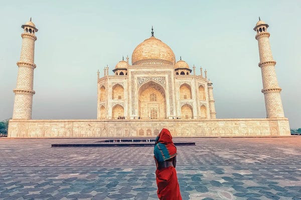 Alone At The Taj Mahal