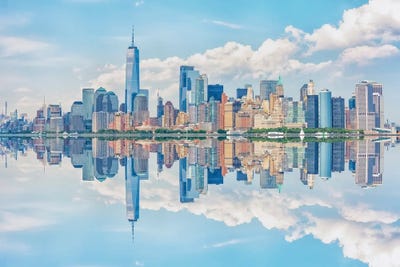 New York City Reflection by Manjik Pictures canvas print