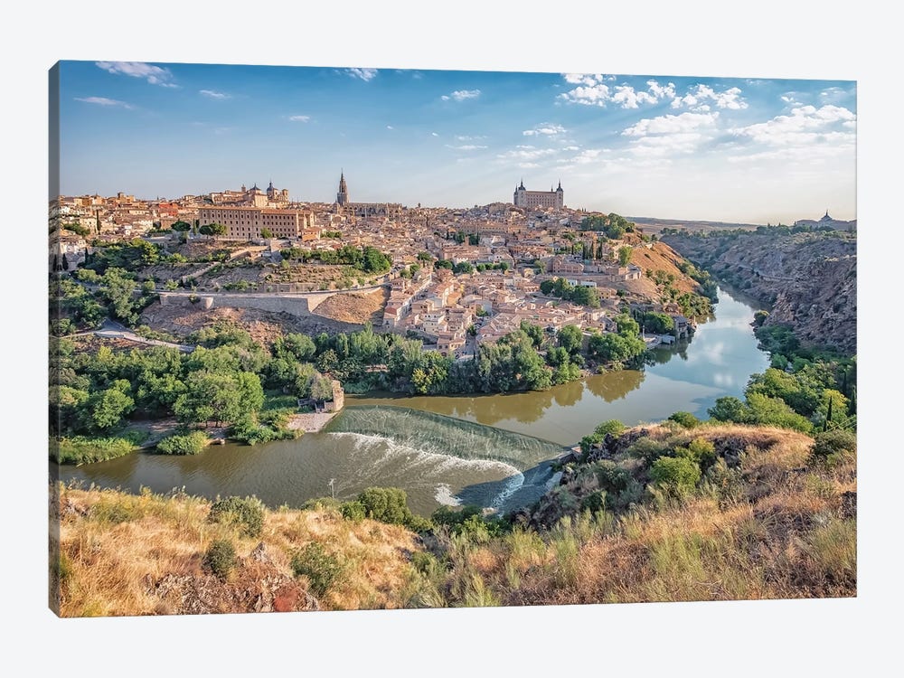 Toledo City by Manjik Pictures 1-piece Canvas Art