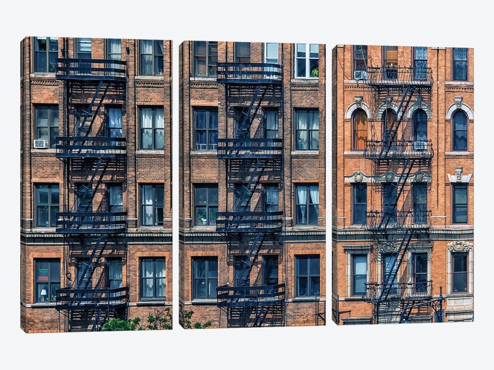 New York Architecture by Manjik Pictures 3-piece Canvas Wall Art