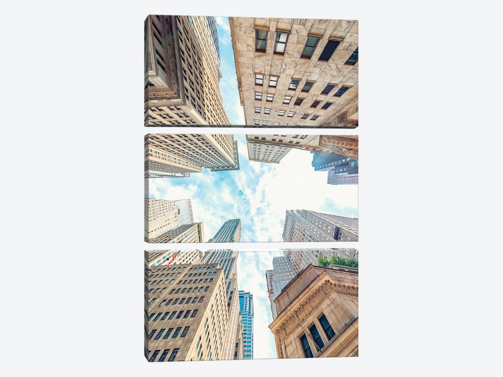New York Sky by Manjik Pictures 3-piece Canvas Print