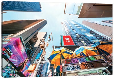 Billboard Paradise Canvas Art Print - Times Square