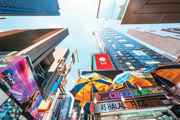 Canvas Print: Billboard Paradise by Manjik Pictures