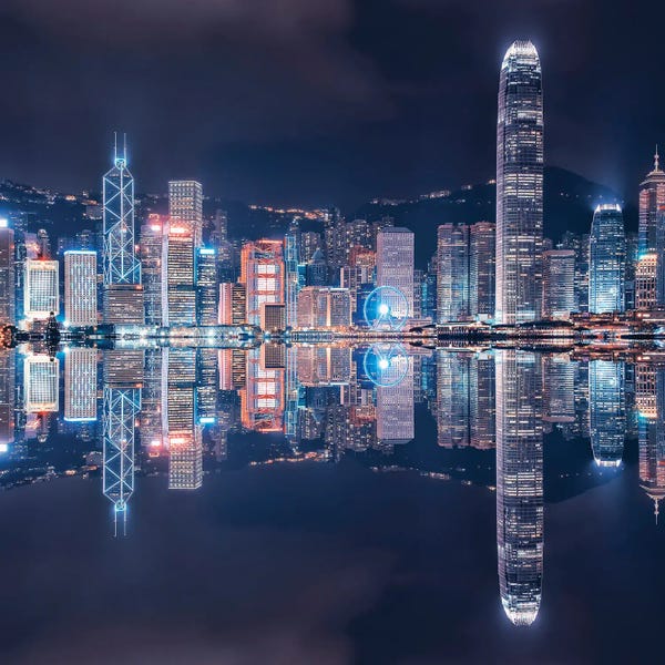 China: Hong Kong By Night by Manjik Pictures