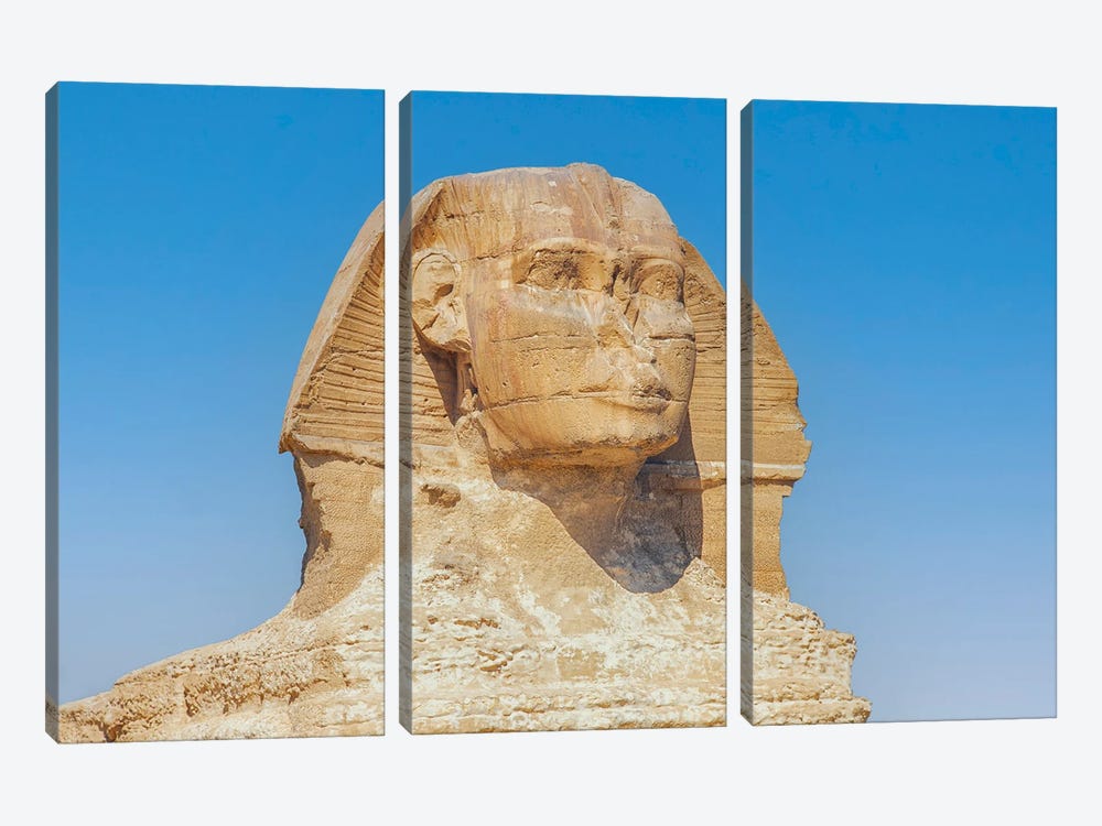 The Sphinx Portrait by Manjik Pictures 3-piece Canvas Artwork