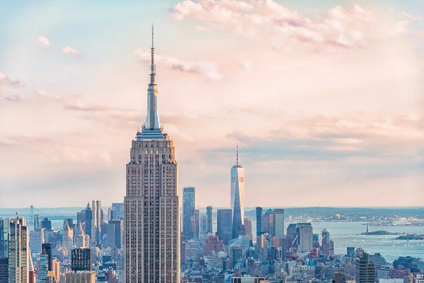Canvas Print: High In New York by Manjik Pictures