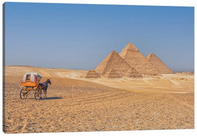 The Great Pyramids Canvas Art Print - Manjik Pictures