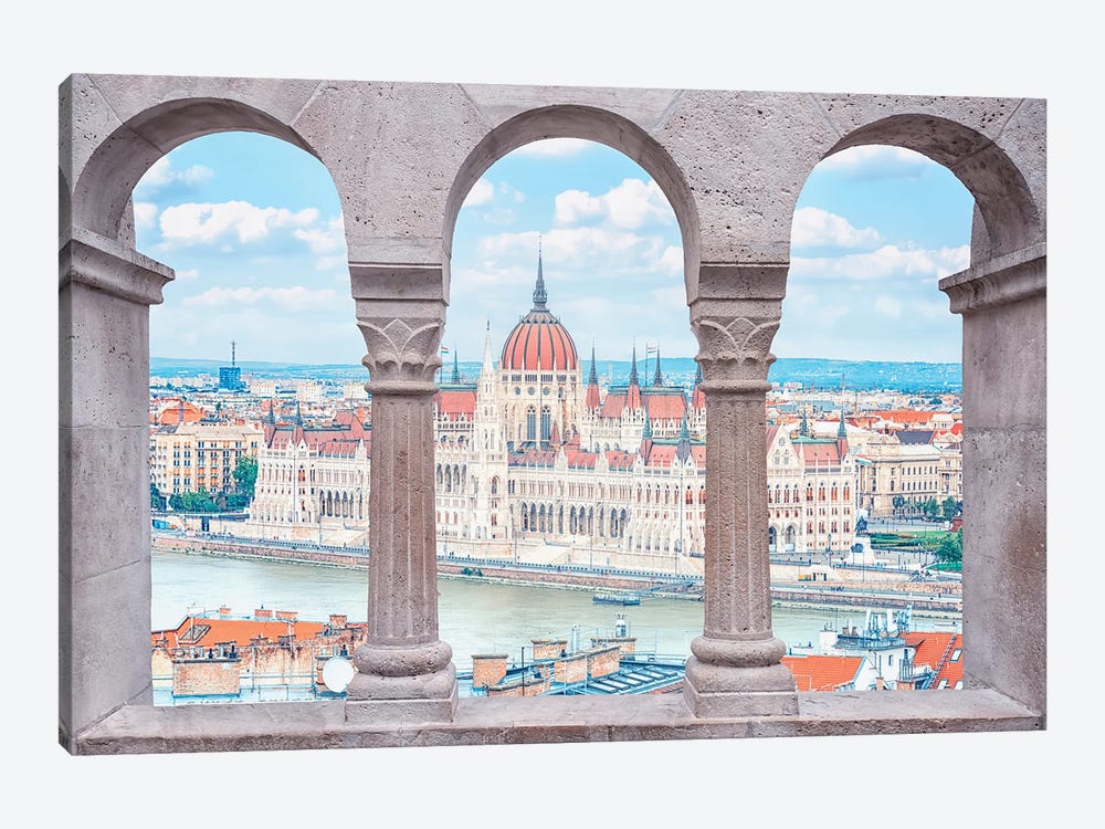 Budapest by Manjik Pictures 1-piece Canvas Art Print