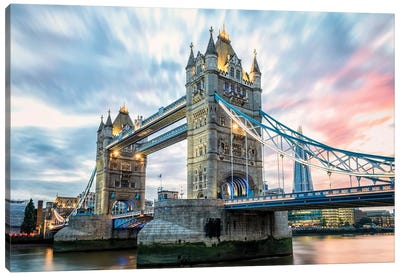 Tower Bridge Canvas Art Print - London Art
