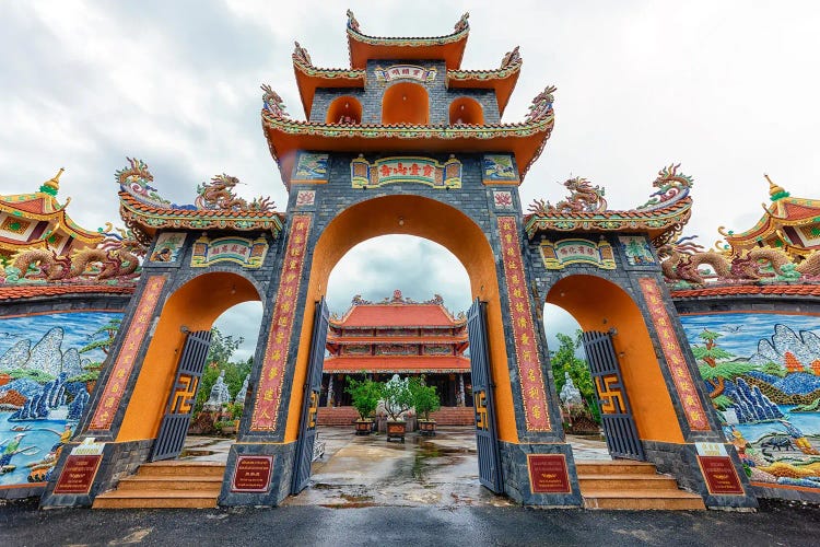 Vietnamese Temple by Manjik Pictures wall art