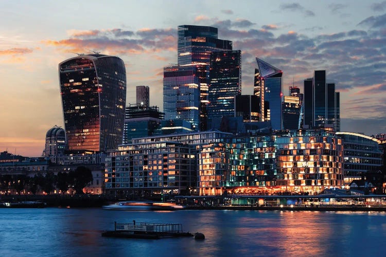 City Of London by Manjik Pictures wall art
