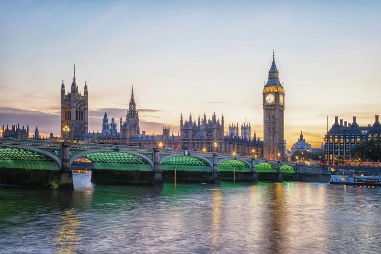 London Dusk by Manjik Pictures wall art