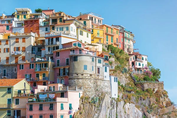 Manjik Pictures: Village On The Cliff by Manjik Pictures