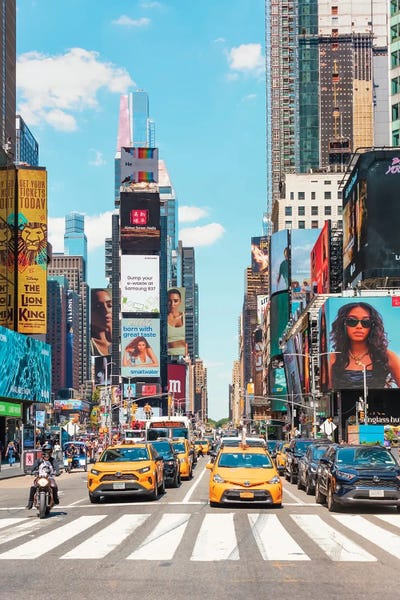 Fine Art Print: Daytime In Times Square by Manjik Pictures