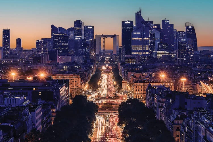 Twilight In La Defense by Manjik Pictures wall art