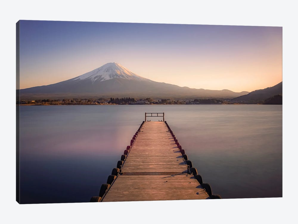 Mount Fuji Sunset by Manjik Pictures 1-piece Canvas Wall Art