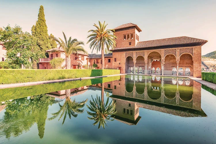 Alhambra Gardens by Manjik Pictures wall art