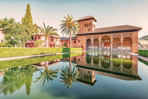 Castles & Palaces: Alhambra Gardens by Manjik Pictures