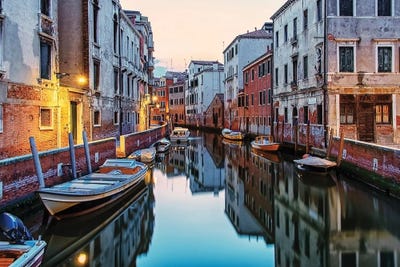 Trip In Venice by Manjik Pictures canvas print