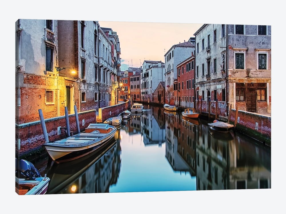 Trip In Venice by Manjik Pictures 1-piece Canvas Artwork
