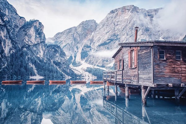 Dereliction: Braies Lake by Manjik Pictures