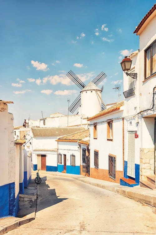 Village In La Mancha by Manjik Pictures wall art