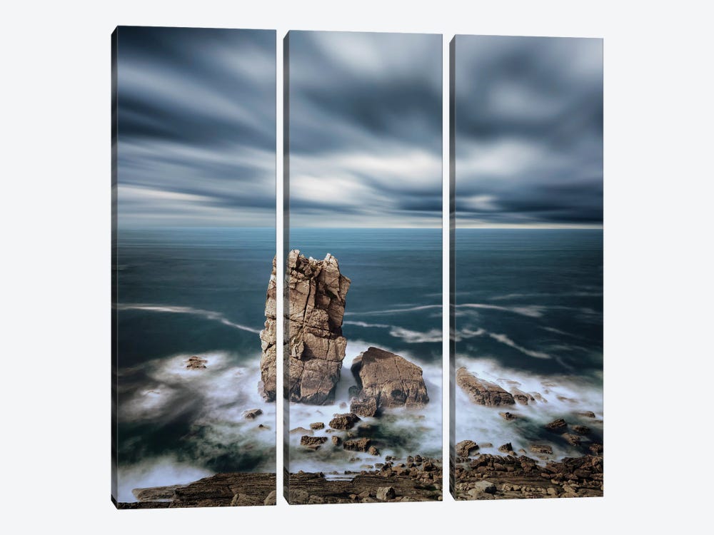 Cloudy Day by Manjik Pictures 3-piece Canvas Art