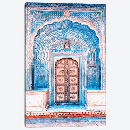 Architecture In Rajasthan Canvas Print #EMN252} by Manjik Pictures Art Print